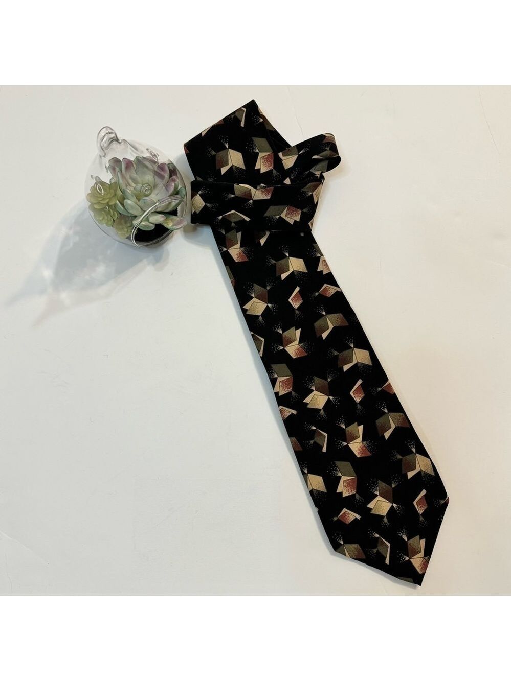 Alfani Silk Abstract Print Tie